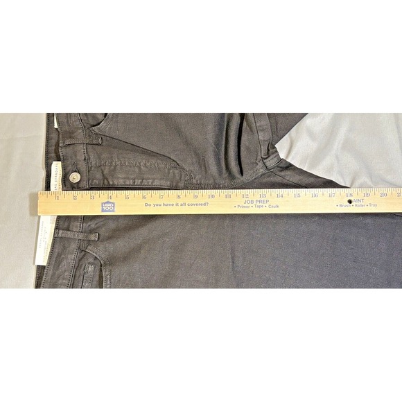 Social Standard Women's Pants 14 High Rise Crop Straight Denim Jeans Black - Picture 8 of 14